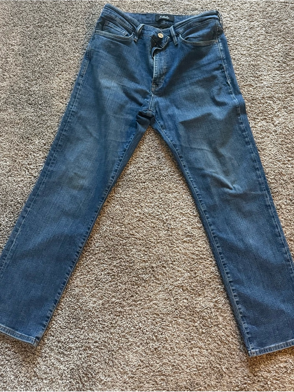 Heritage Men's Straight Jeans in Denim Blue
